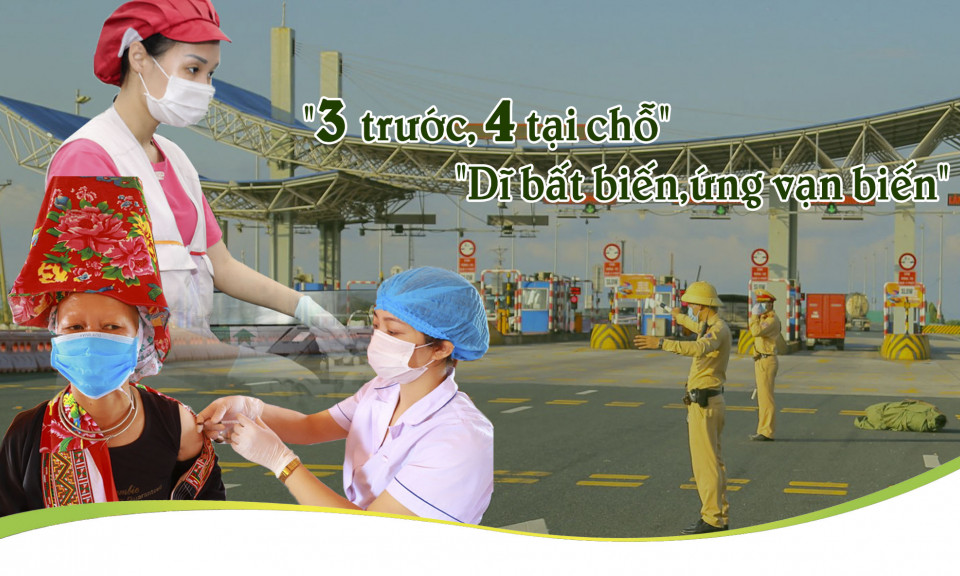 "3 trước, 4 tại chỗ" - "Dĩ bất biến, ứng vạn biến"