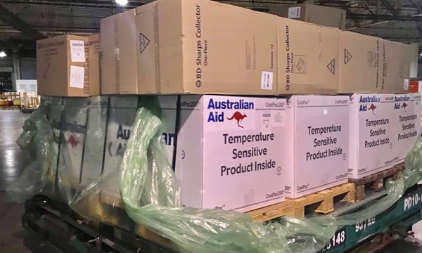 400,000 doses of vaccines donated by Australia reached Việt Nam, more to come