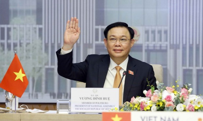 Chủ tịch Quốc hội Việt Nam và Thái Lan hội đàm trực tuyến