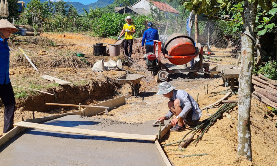 Ba Chẽ tăng tốc cán đích nông thôn mới