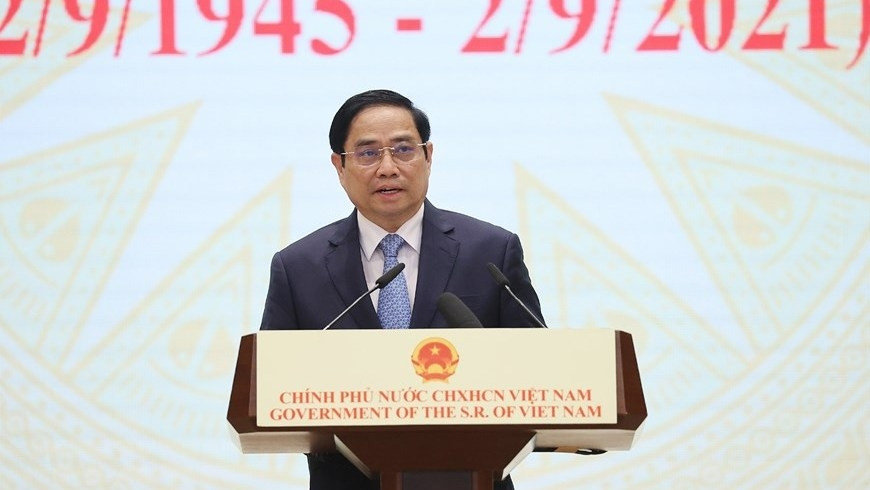 Prime Minister Pham Minh Chinh hosted a ceremony on September 1 to mark the 76th anniversary of Vietnamese National Day (September 2, 1945-2021).