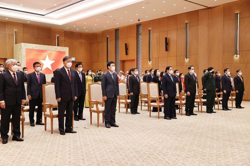 The ceremony to mark Vietnam's National Day (Photo: VNA)