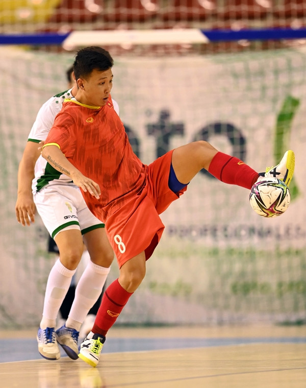 Đội tuyển futsal Việt Nam cầm hòa đội bóng hàng đầu Tây Ban Nha