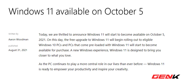 Những điều bạn cần biết và chuẩn bị khi Windows 11 ra mắt chính thức - Ảnh 1.