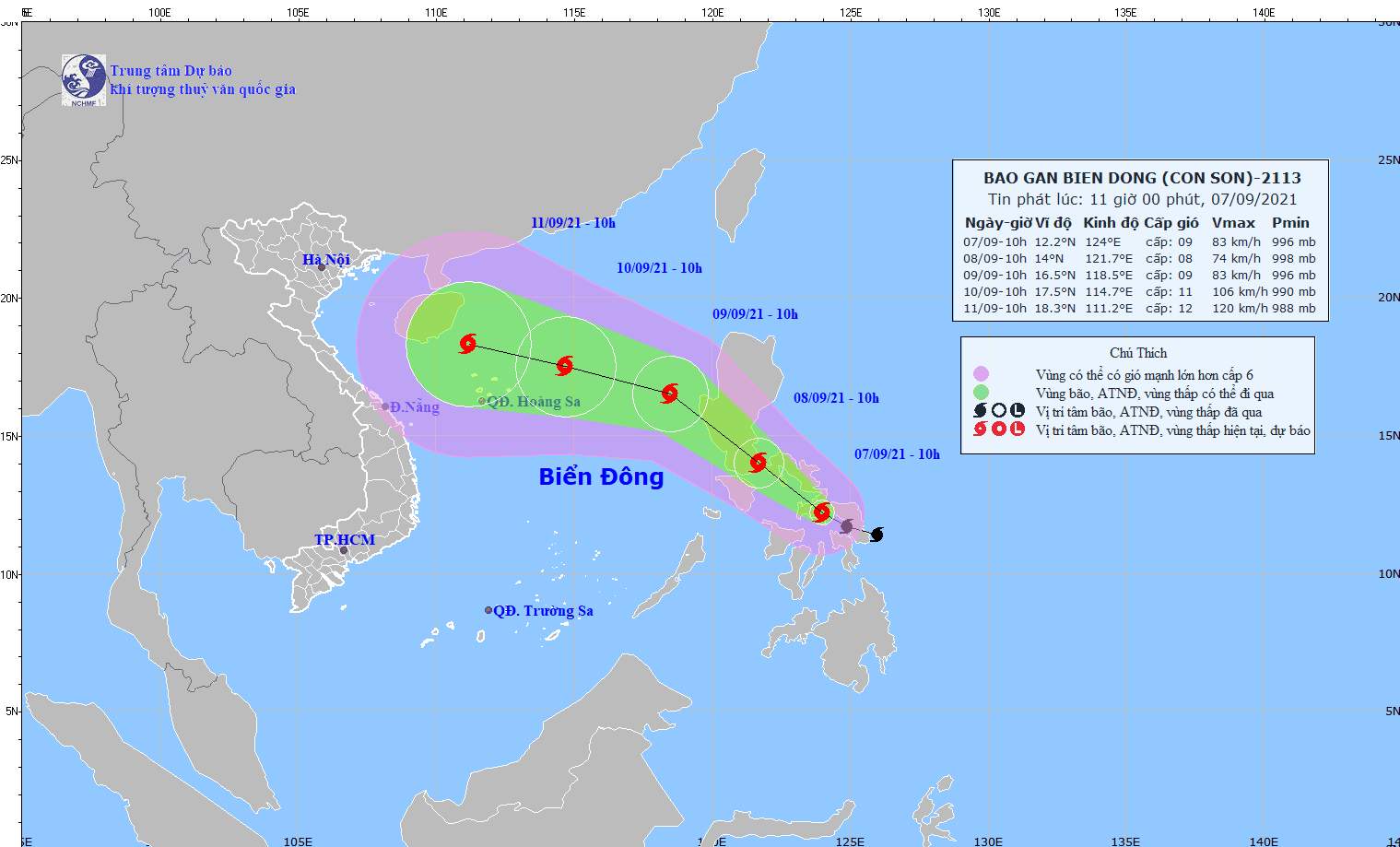 Biển Đông sắp đón bão số 5 trong mùa mưa bão năm nay.