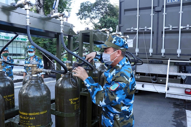 The Ministry of Defence in late August deployed two mobile oxygen production sites at 175 Military Medical Hospital in HCM City. 