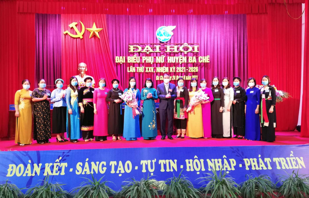 Ban Chấp hành Hội LHPN huyện Ba Chẽ nhiệm kỳ 2021-2026 ra mắt