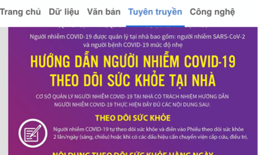 Ra mắt phiên bản đầu tiên Cẩm nang điện tử phòng chống dịch COVID-19