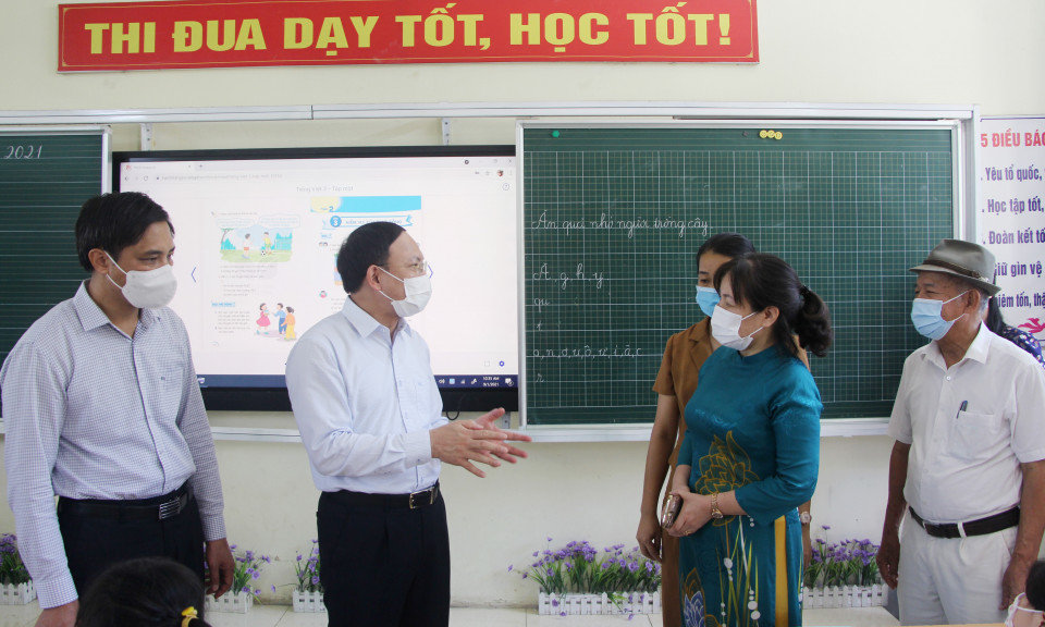 Chuẩn bị chu đáo cho một năm học mới dạy tốt, học tốt và an toàn về dịch bệnh