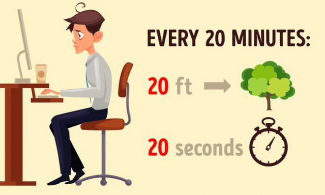 5 bài tập mắt cho người làm việc máy tính nhiều