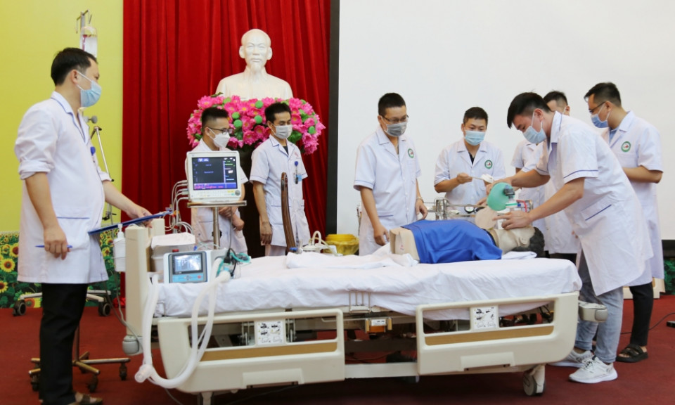 Sẵn sàng nguồn oxy y tế cho cấp cứu, điều trị người bệnh mắc Covid-19