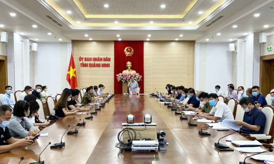 UBND tỉnh làm việc với các đơn vị cung ứng nhu yếu phẩm, thuốc phòng chống dịch Covid-19