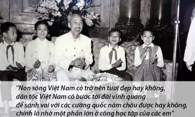 Nhớ lời căn dặn của Bác Hồ gửi học sinh Việt Nam