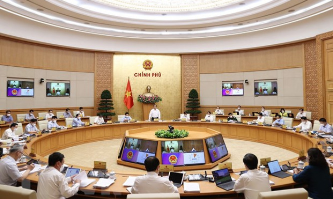 Thủ tướng điều hành Phiên họp Chính phủ thường kỳ tháng 8