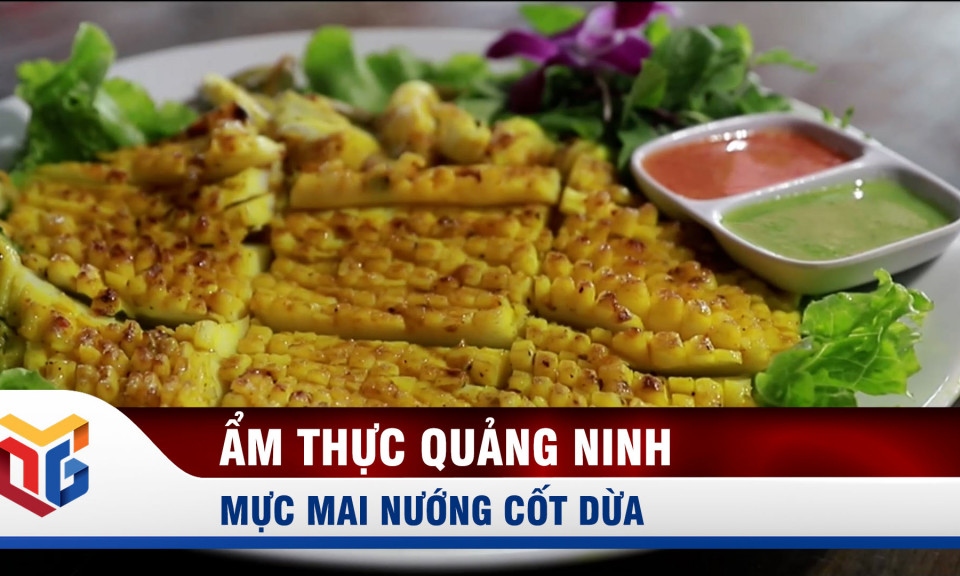 Mực mai nướng cốt dừa