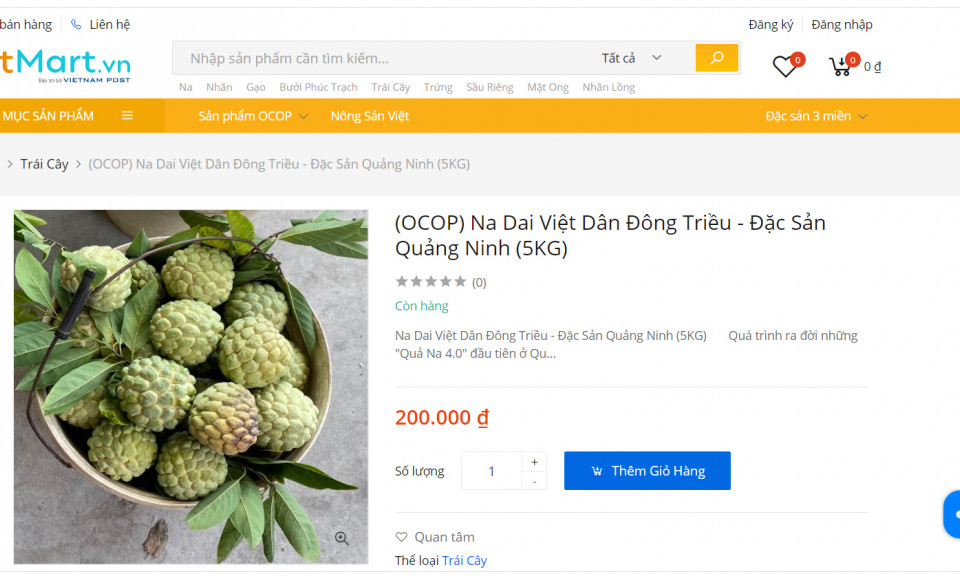 Thương mại điện tử: Cơ hội đưa nông sản vươn xa