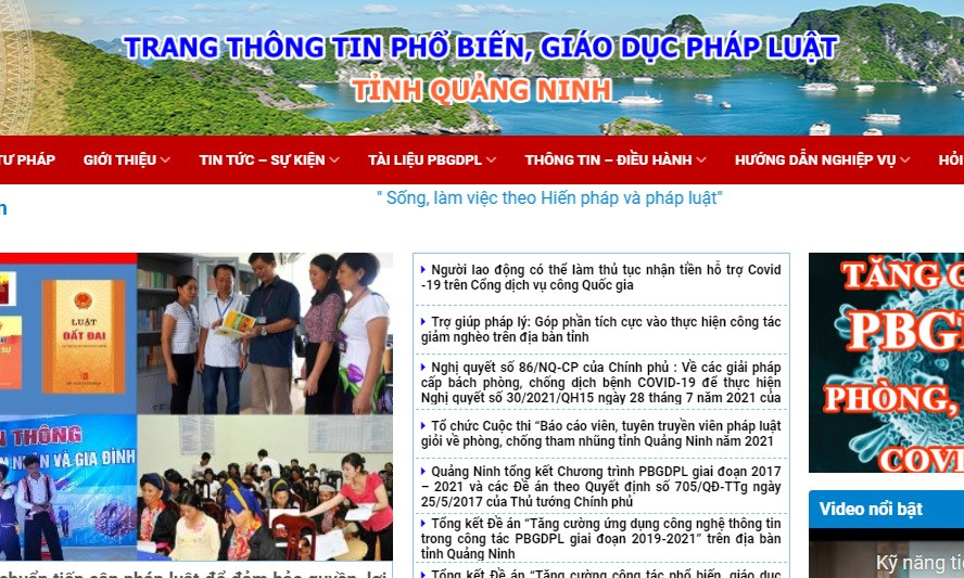 Hiệu quả từ ứng dụng CNTT trong phổ biến pháp luật