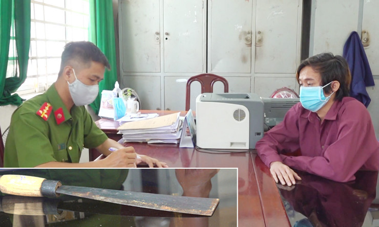 Tạm giữ bợm nhậu chém Công an