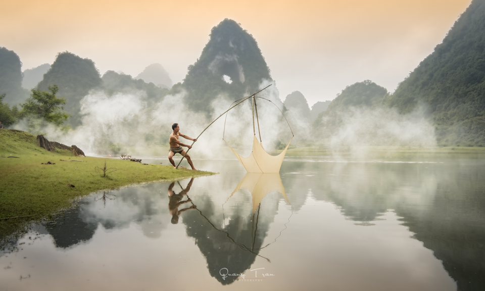 Ngắm vẻ đẹp như tranh thủy mặc ở vùng đất biên giới Trùng Khánh