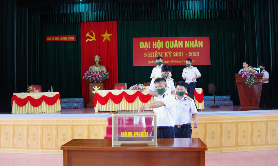Lữ đoàn 147: Đại hội quân nhân nhiệm kỳ 2021-2023