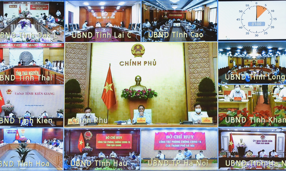 Các địa phương thực hiện giãn cách và tăng cường giãn cách xã hội phải hoàn thành xét nghiệm toàn dân trước 15/9