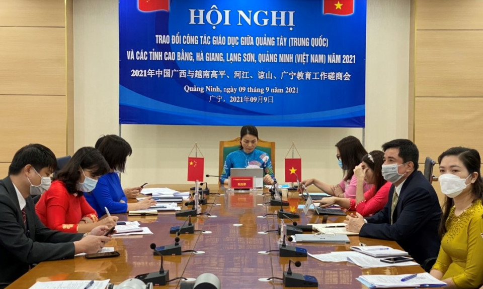 Hội nghị trao đổi công tác giáo dục giữa 4 tỉnh biên giới Việt Nam và Quảng Tây (Trung Quốc) 
