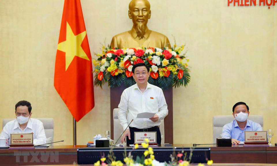 Ngày 13/9, khai mạc phiên họp thứ 3 Ủy ban Thường vụ Quốc hội khóa XV
