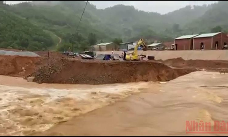 Hai người chết, bảy tàu chìm và mắc cạn do bão số 5