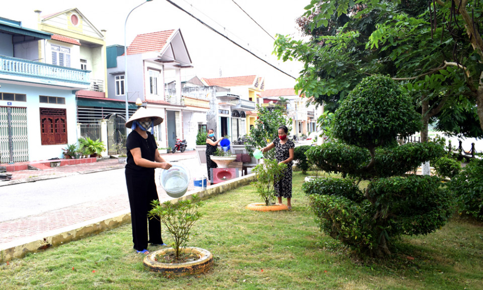 Thị trấn Quảng Hà: Xây dựng môi trường xanh 