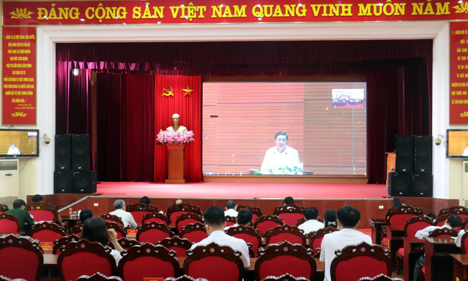 Hội nghị trực tuyến toàn quốc các cơ quan nội chính triển khai Nghị quyết Đại hội lần thứ XIII của Đảng