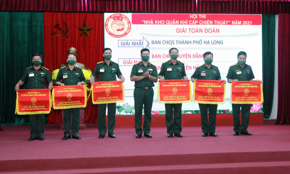 Bế mạc Hội thi Nhà kho quân khí cấp chiến thuật năm 2021