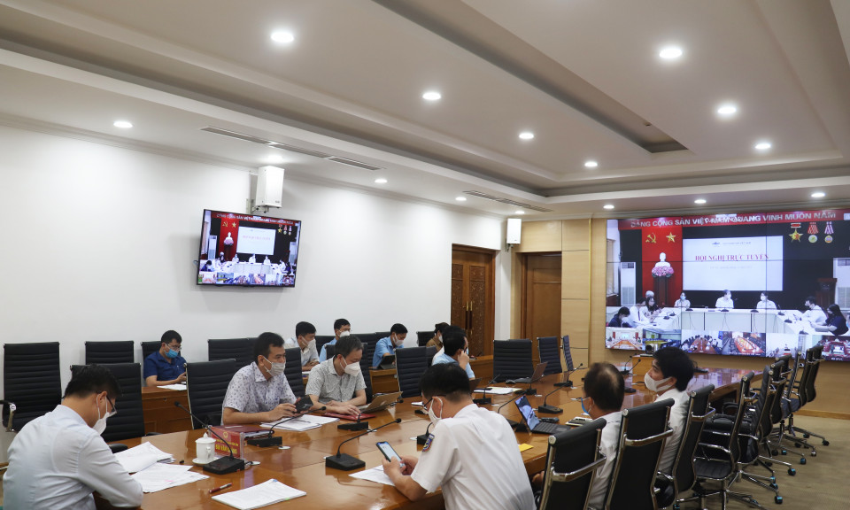 Họp trực tuyến toàn quốc về vận tải biển và dịch vụ logistics trong điều kiện dịch bệnh