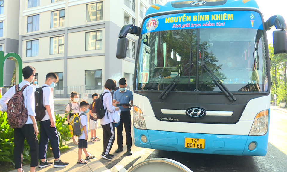 Đảm bảo đưa, đón học sinh an toàn