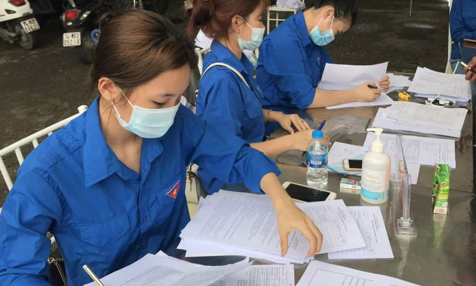 Tuổi trẻ Cẩm Phả xung kích phòng, chống dịch