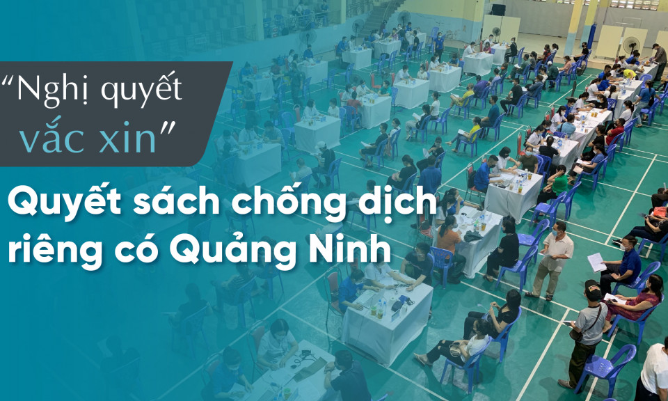 “Nghị quyết mua vắc xin” - Quyết sách chống dịch riêng có Quảng Ninh