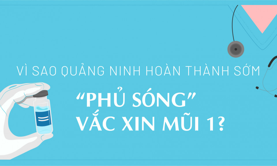Vì sao Quảng Ninh hoàn thành sớm "phủ sóng" vắc xin mũi 1?