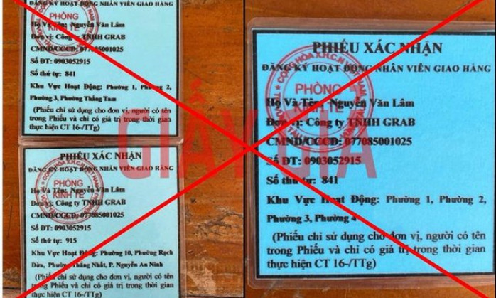 Nhân viên giao hàng làm giả giấy tờ để 'thông' chốt