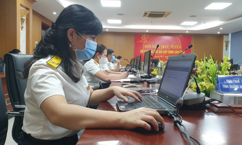 Cục Thuế tỉnh đối thoại trực tuyến hỗ trợ người nộp thuế