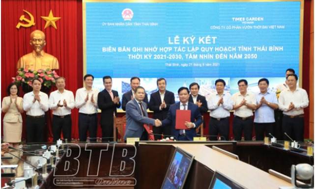 Tỉnh Thái Bình mời tư vấn quốc tế tham gia lập quy hoạch tỉnh thời kỳ 2021-2030
