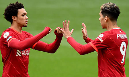 Alexander-Arnold và Firmino trở lại ở trận Brentford vs Liverpool