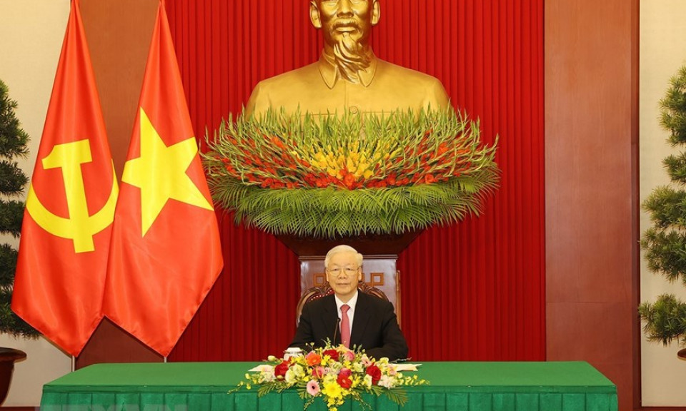 Tổng Bí thư Nguyễn Phú Trọng điện đàm với Tổng Bí thư, Chủ tịch nước Trung Quốc Tập Cận Bình
