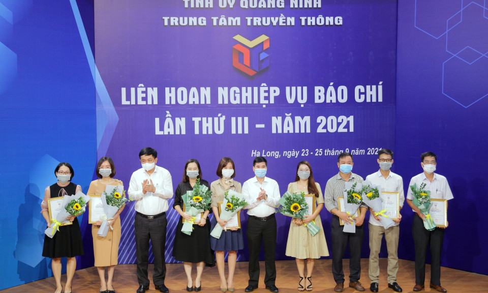 Bế mạc và trao giải Liên hoan nghiệp vụ báo chí lần thứ III năm 2021