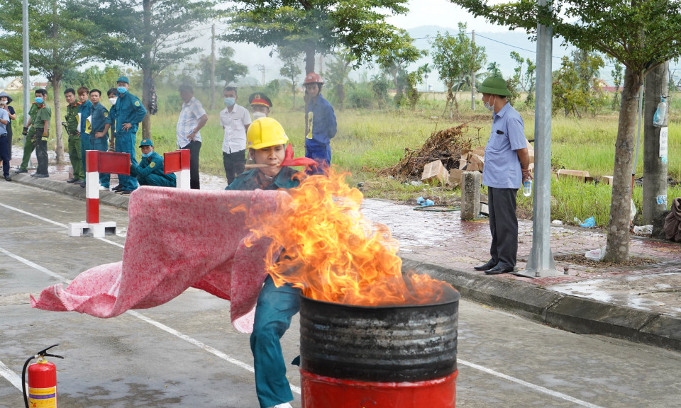 Hội thao kỹ thuật nghiệp vụ chữa cháy Cụm số 1 năm 2021