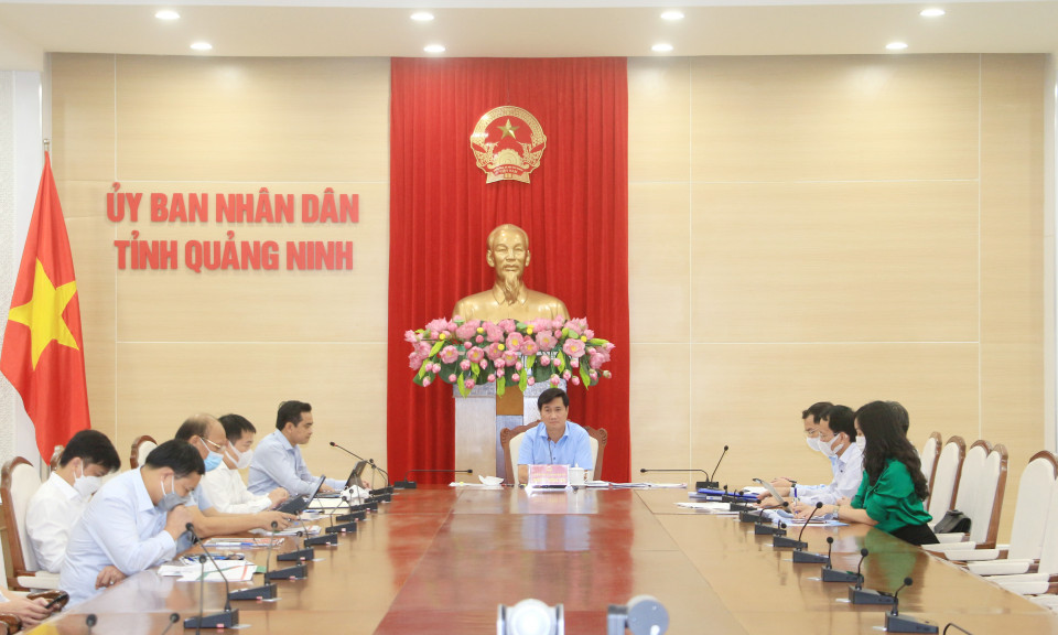 Chủ tịch UBND tỉnh nghe ý tưởng đầu tư các khu công nghiệp tại Quảng Yên