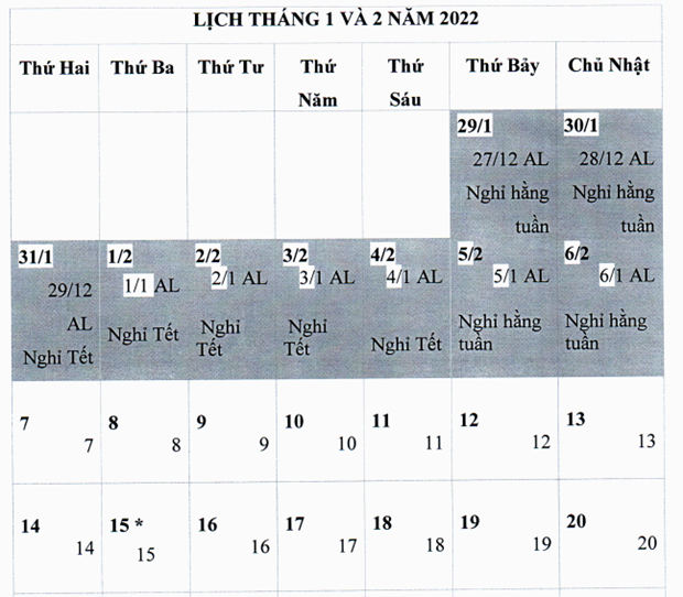 Bo Lao dong de xuat nghi Tet Nham Dan 2022 keo dai 9 ngay hinh anh 1