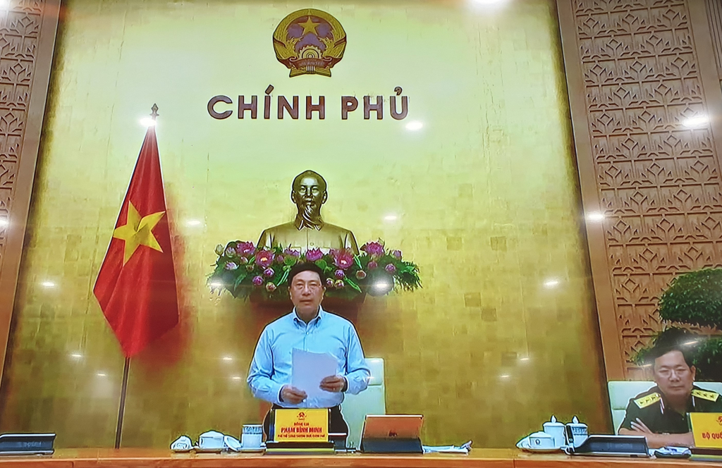 Phó Thủ tướng Thường trực Chính phủ, Chủ tịch UB ATGT Quốc gia Phạm Bình Minh kết luận hội nghị.