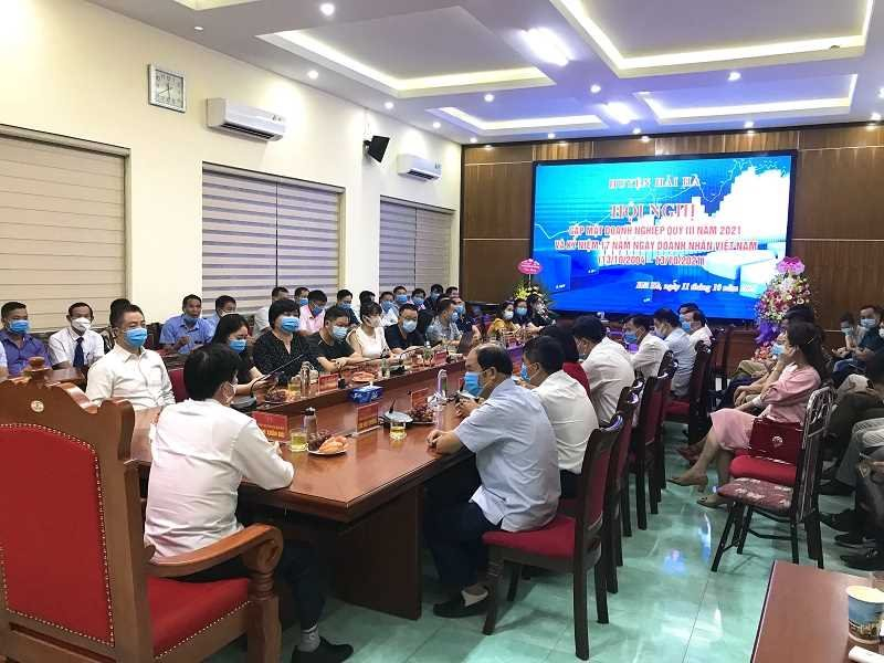 Huyện Hải Hà tổ chức gặp mặt doanh nghiệp quí III/2021