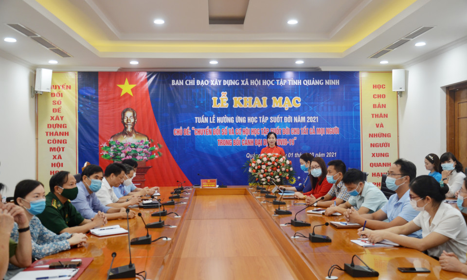 Khai mạc Tuần lễ hưởng ứng học tập suốt đời năm 2021