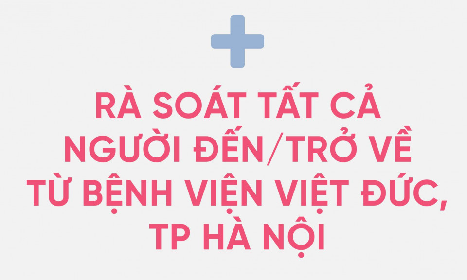 Quảng Ninh rà soát tất cả các trường hợp đến, trở về từ bệnh viện Việt Đức, TP Hà Nội