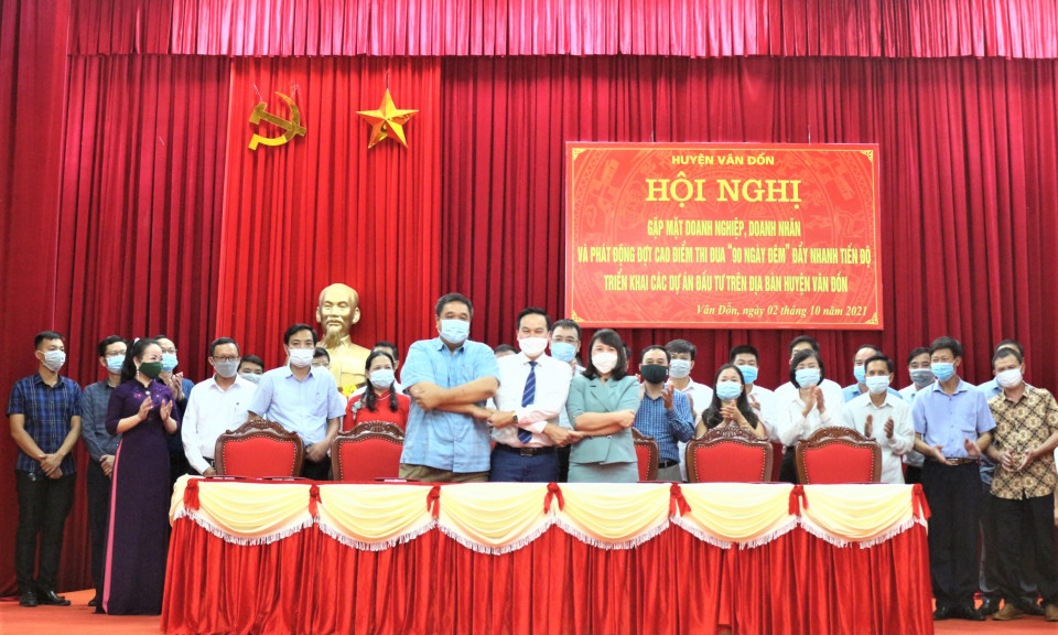 Vân Đồn: Hội nghị gặp mặt các doanh nghiệp, nhà đầu tư năm 2021